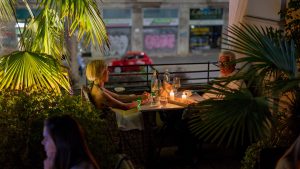 terrazza a Milano con cena cantata