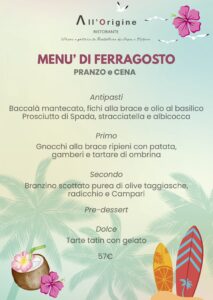 Menu di ferragosto a Milano